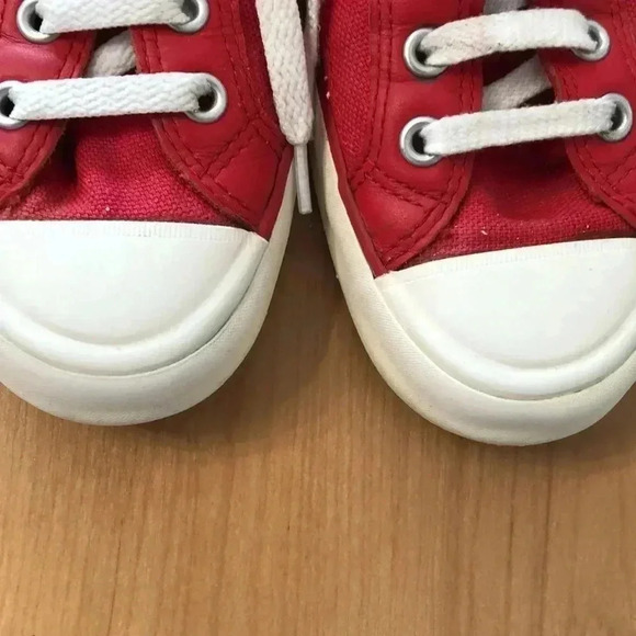 Converse Lady All-Star leather/canvas sneakers - Picture 3 of 7